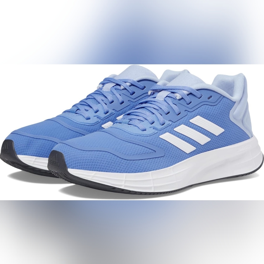 adidas Women's Sky Blue and White Sneakers